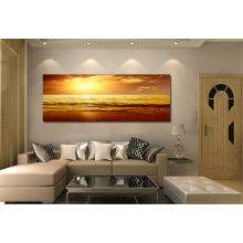 High Quality Sunset Canvas Painting for Home Decor Wholesale